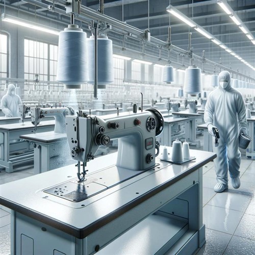 Solvente Dayanıklı Endüstriyel Dikiş Makinesi Sprey Boyası
